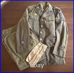 US Army WWII Army Air Forces Engineering Specialist Uniform Set