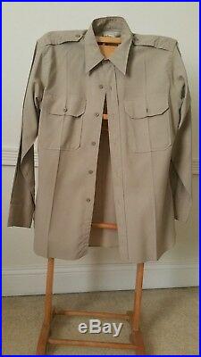 US MILITARIA WWII WW2 8th Army Air force AAF Officer's Jacket and Named Shirt