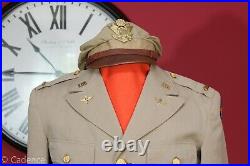 US WW2 USAAF Army Air Forces Uniform Group With Bancroft Flighter True Crusher
