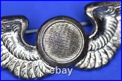 Uber Rare JR Gaunt STERLING hallmarked WW2 Observer Wing US Army Air Force/Corps