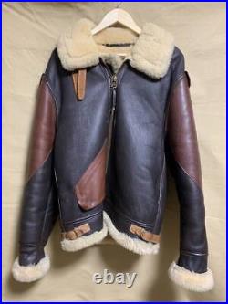 Us Army Air Corps B-3 Leather Jacket B-6 Used Force