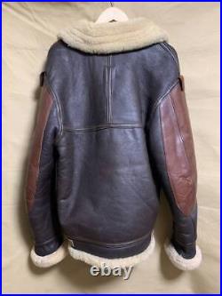 Us Army Air Corps B-3 Leather Jacket B-6 Used Force