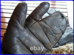Us Army Air Force Air Gunner Wing & Leather Gloves Gauntlets A-9a Ww2
