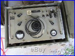 Us Army Air Force Audio Oscillator Ts-382 E/u With Case Matching Serial Numbers