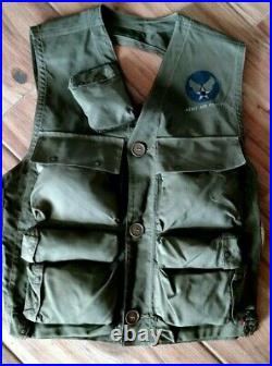 Us Army Air Force Emergency Sustenance Vest Type C-1, Wwii, Ww2, Excellent Cond