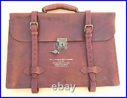 Us Army Air Force Type A-4 Leather Navigator Briefcase