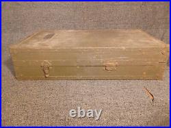 Us Army Air Force Wwii Kit Leakage Test Oxygen Mask And Regulator Wooden Box