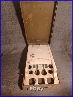 Us Army Air Force Wwii Kit Leakage Test Oxygen Mask And Regulator Wooden Box