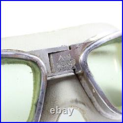 Us Army Air Forces Aaf An-6530 Flight Flying Goggles Pilot Green Glasses 6530