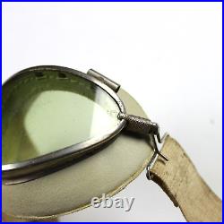 Us Army Air Forces Aaf An-6530 Flight Flying Goggles Pilot Green Glasses 6530