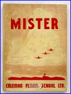 Us Army Air Forces Coleman Flying School Class 1943-f Year Book The Mister