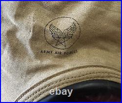 Us Army Air Forces Type An-h-15 Summer Flying Helmet- Size Extra Large
