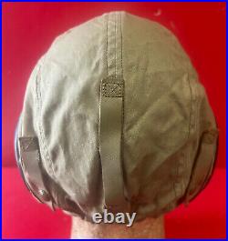 Us Army Air Forces Type An-h-15 Summer Flying Helmet- Size Extra Large