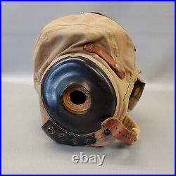 Us Army Air Forces Type An-h-15 Summer Flying Helmet- Size Medium