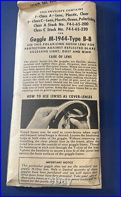 Us Army Air Forces Type B-8 Flying Goggles- Boxed