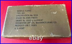 Us Army Air Forces Type B-8 Flying Goggles- Boxed