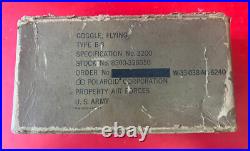 Us Army Air Forces Type B-8 Flying Goggles- Boxed