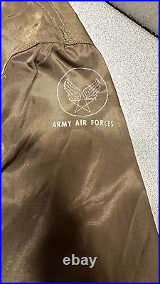 Us Army Air Forces Type F-3a Heated Flying Suit Size Meduim Jacket And Trousers