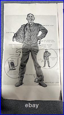 Us Army Air Forces Type F-3a Heated Flying Suit Size Meduim Jacket And Trousers