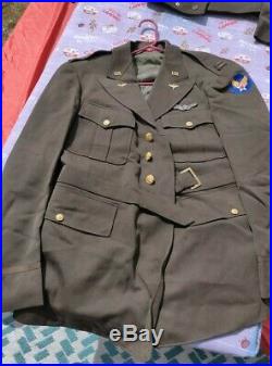Us Army Air Forces Usaaf Aac Officers Od Wool Gabardine Dress Jacket Coat 46l