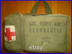 Us Army Airforce Pilots Aviator Field Medic Aeronautic First Aid Kit Gc
