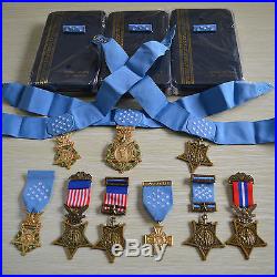 Us Orden Badge Medal Of Honor, Moh, Army, Navy, Air Force, 9 Orders, Rare