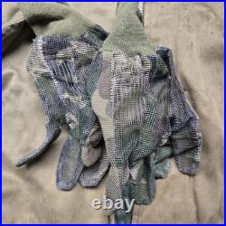 VTG 1940'S WWII USAF US Army Air Force B-9 Winter Parka Bomber Jacket + Gloves