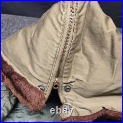 VTG 1940'S WWII USAF US Army Air Force B-9 Winter Parka Bomber Jacket + Gloves