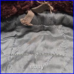 VTG 1940'S WWII USAF US Army Air Force B-9 Winter Parka Bomber Jacket + Gloves