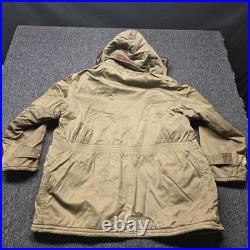 VTG 1940'S WWII USAF US Army Air Force B-9 Winter Parka Bomber Jacket + Gloves