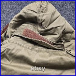 VTG 1940'S WWII USAF US Army Air Force B-9 Winter Parka Bomber Jacket + Gloves