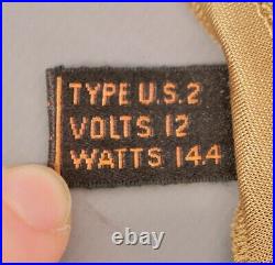 VTG 1940s WW2 US Type II Army Air Force Heated Hood & Moccasins WWII 40s