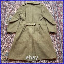 VTG 40s 1943 Heavy Wool Overcoat Trench Coat WW2 US Military Army Air Force 38S