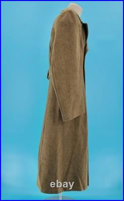 VTG Men's WWII 1940s US Army Air Force Wool Trench Coat / Overcoat 38 L WW2 40s