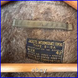 VTG U. S. Army Air Forces Size 42 B-15A Original Flight Jacket Berk-Ray Corp