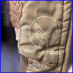 VTG U. S. Army Air Forces Size 42 B-15A Original Flight Jacket Berk-Ray Corp