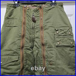 VTG US Army Air Force WWII Alpaca Lined Type A-11A Trousers Men's Sz 30 / 31x31