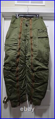 VTG US Army Air Force WWII Alpaca Lined Type A-11A Trousers Men's Sz 30 / 31x31