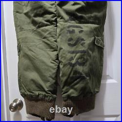VTG US Army Air Force WWII Alpaca Lined Type A-11A Trousers Men's Sz 30 / 31x31