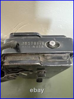 VTG WW2 JUSTRITE US Army/Air Force Pilot Survival/Miner Flashlight A-3 WORKS