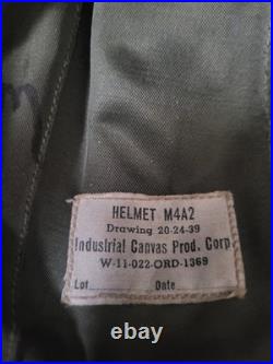 VTG WW2 WWII US Army Air Force USAF M4A2 Anti-Flak Helmet