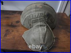 VTG WW2 WWII US Army Air Force USAF M4A2 Anti-Flak Helmet Mkd Wrong @ Factory