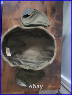 VTG WW2 WWII US Army Air Force USAF M4A2 Anti-Flak Helmet Mkd Wrong @ Factory