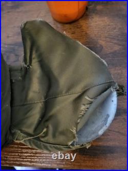 VTG WW2 WWII US Army Air Force USAF M4A2 Anti-Flak Helmet Mkd Wrong @ Factory