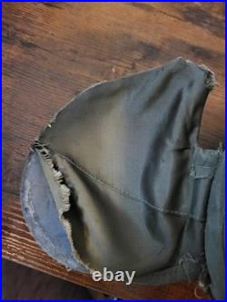 VTG WW2 WWII US Army Air Force USAF M4A2 Anti-Flak Helmet Mkd Wrong @ Factory