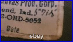 VTG WW2 WWII US Army Air Force USAF M4A2 Anti-Flak Helmet Mkd Wrong @ Factory