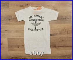 VTG WWII NOS US Army Air Forces Navigation School TShirt WW2 White T-Shirt