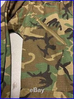 Vietnam 60s Air Force US Army ERDL Camouflage Flight Suit Coveralls In Country
