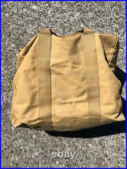 Vintage 1930s 1940s Pre WWii Era RAF US Army Air Force Parachute Bag NOS CLEAN