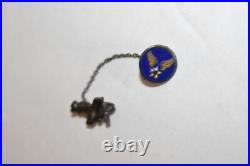 Vintage 1940's WWII U. S. A. ARMY AIR FORCE FLIGHT PIN MILITARY J1